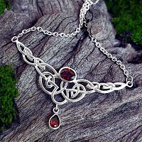 Silver Celtic Passion Necklace