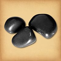 Tumbled Black Tourmaline Gemstones