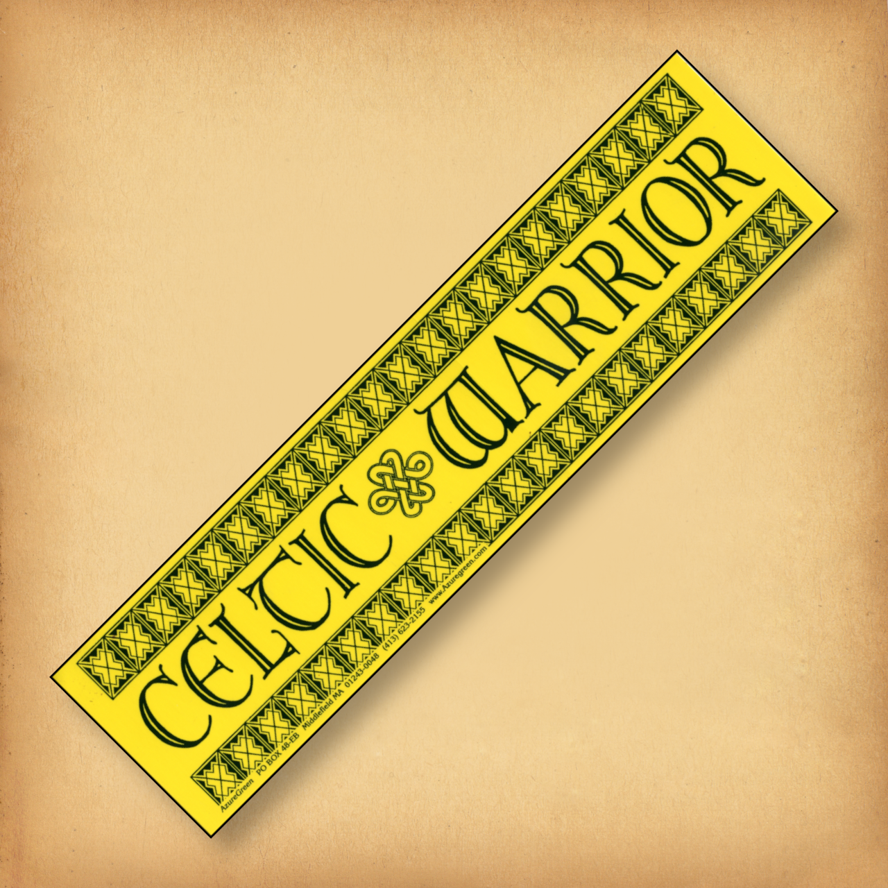 "Celtic Warrior" Bumper Sticker