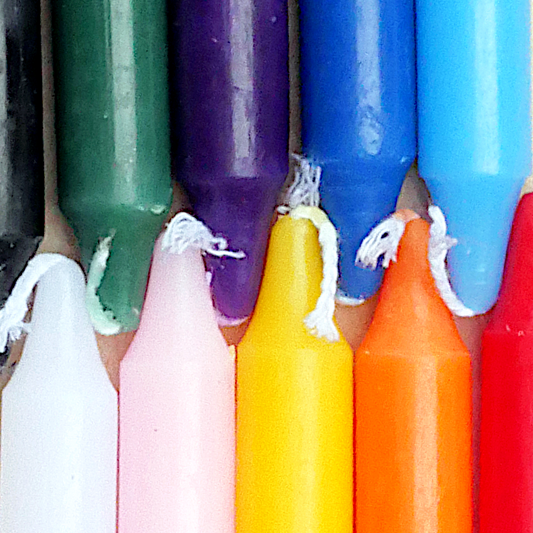 Multicolor Mini Chime Ritual Spell Candles