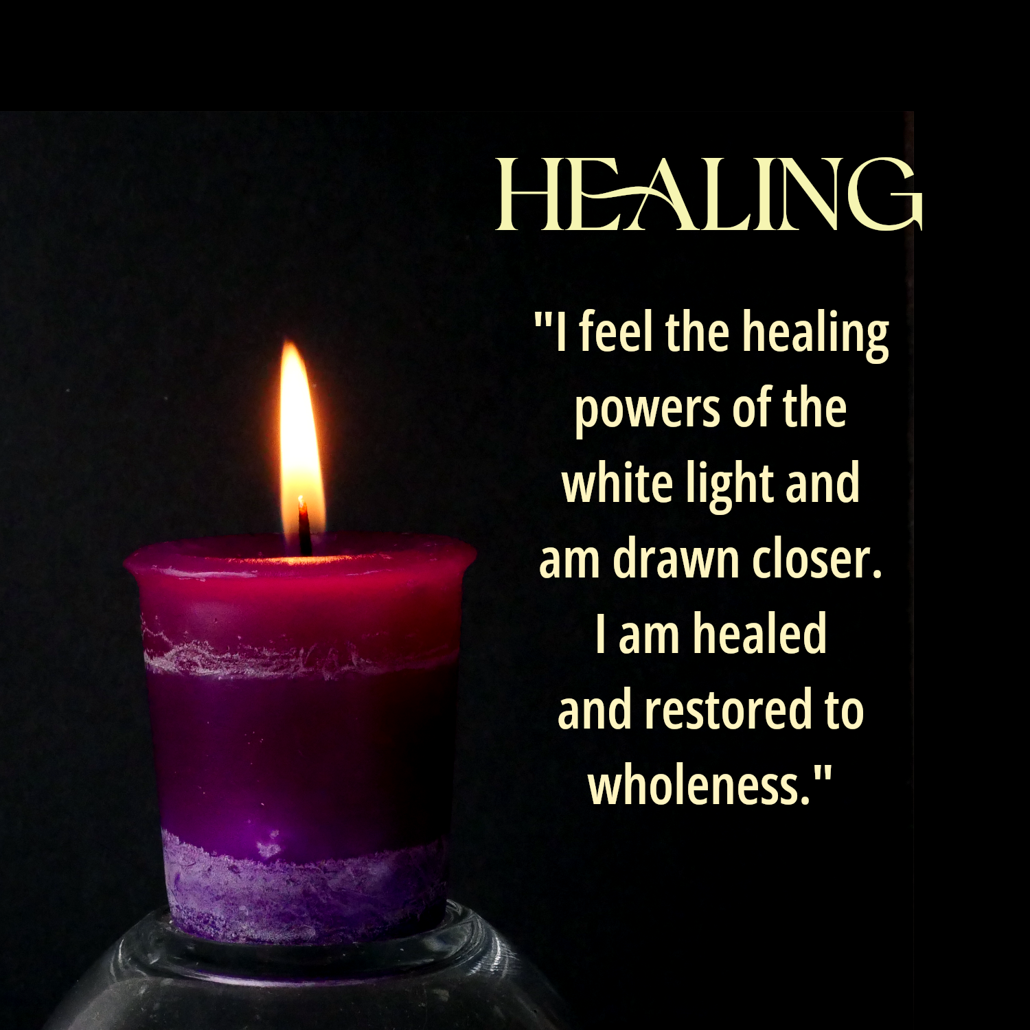 Herbal Magic Healing Votive Candle
