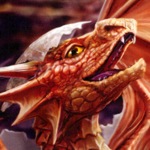 Close-up of the newborn red dragon’s face, eyes shining as it emerges from its eggshell with sharp teeth and delicate scales.