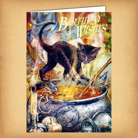 Cauldron Capers Birthday Card