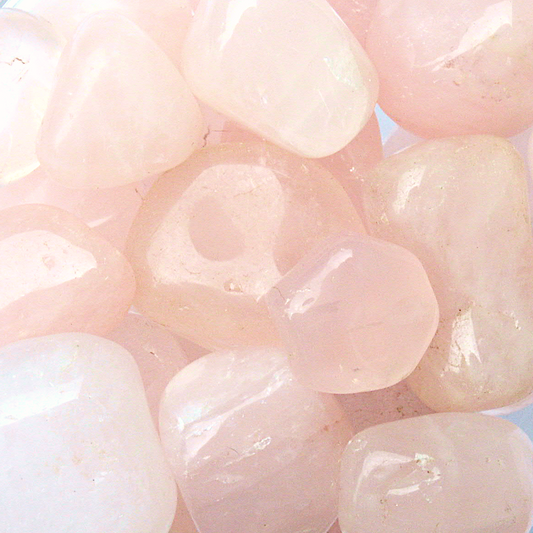 Tumbled Rose Quartz Gemstones