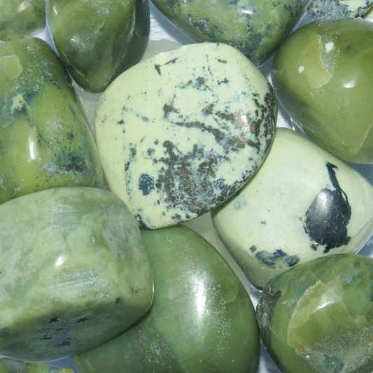 Tumbled Serpentine Gemstones