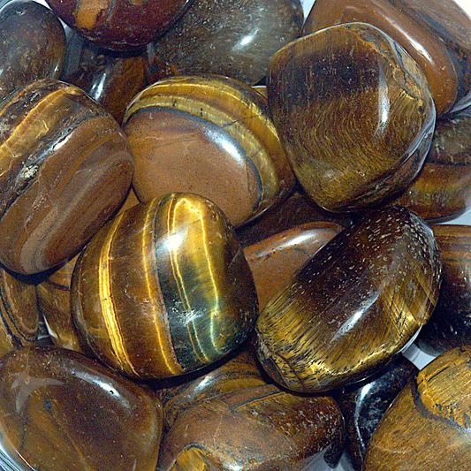 Tumbled Tiger Eye Gemstones