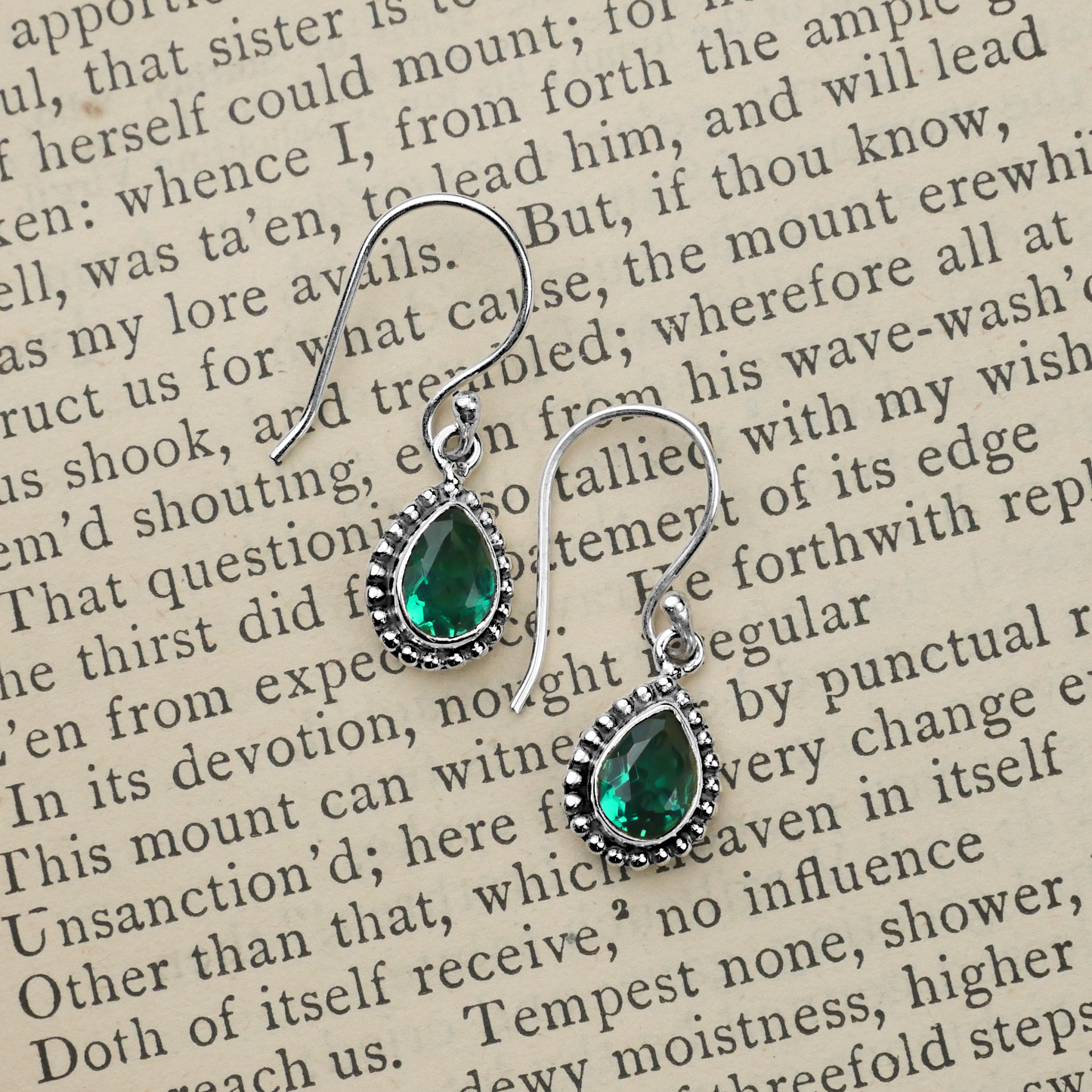 Silver Dragon’s Tear Earrings