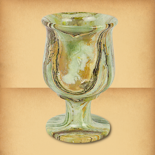 Green Onyx Goblet