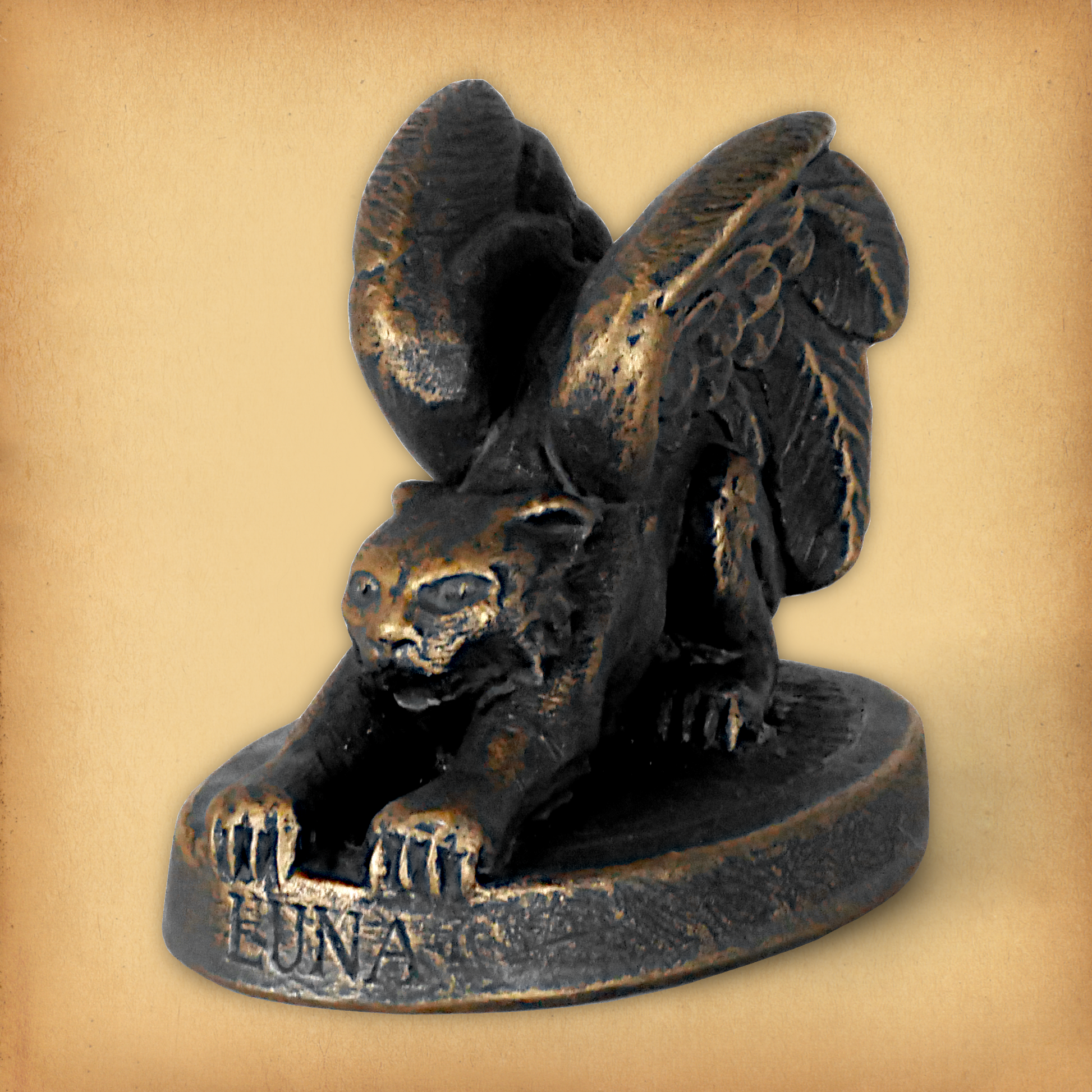 Luna the Angel Cat Gargoyle