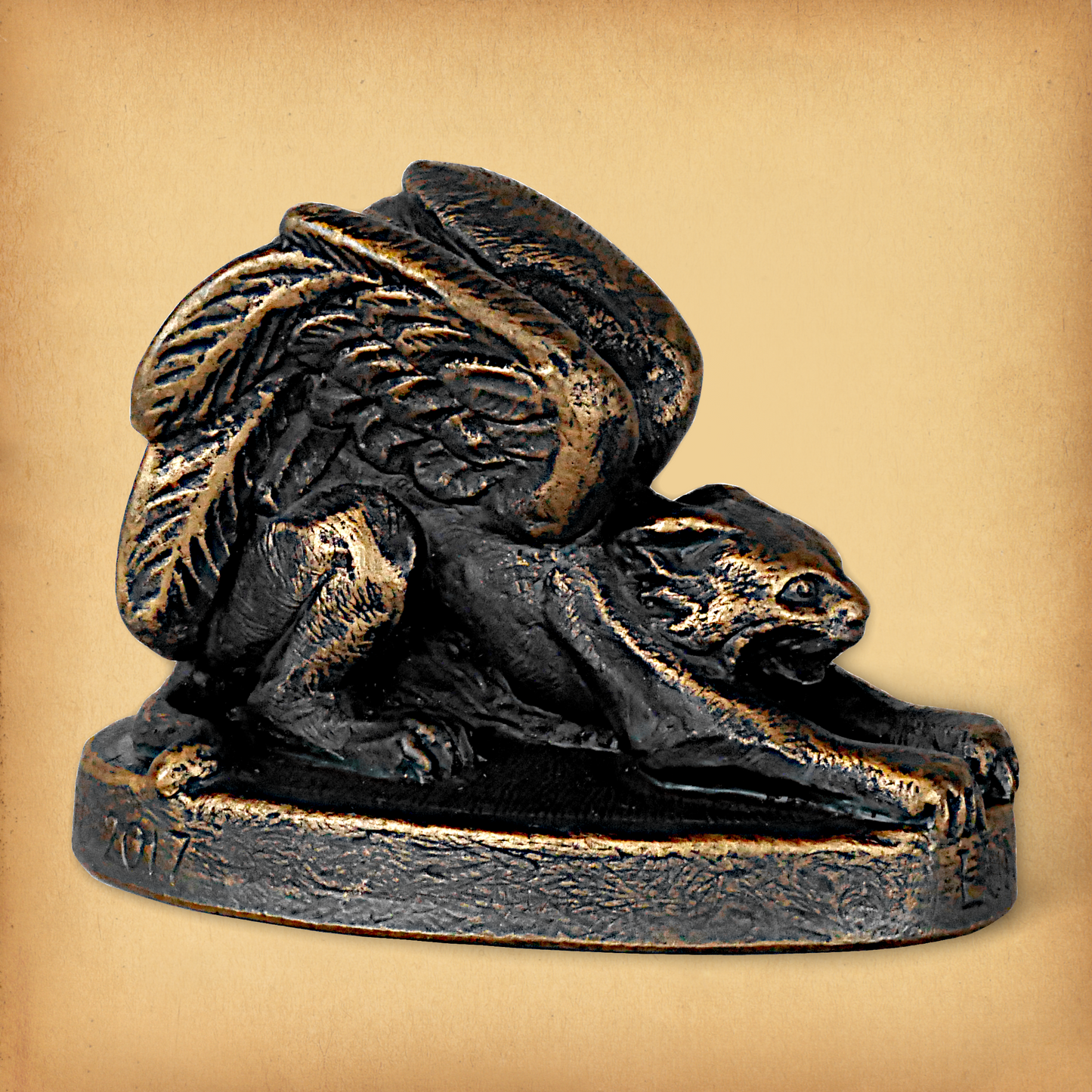 Luna the Angel Cat Gargoyle