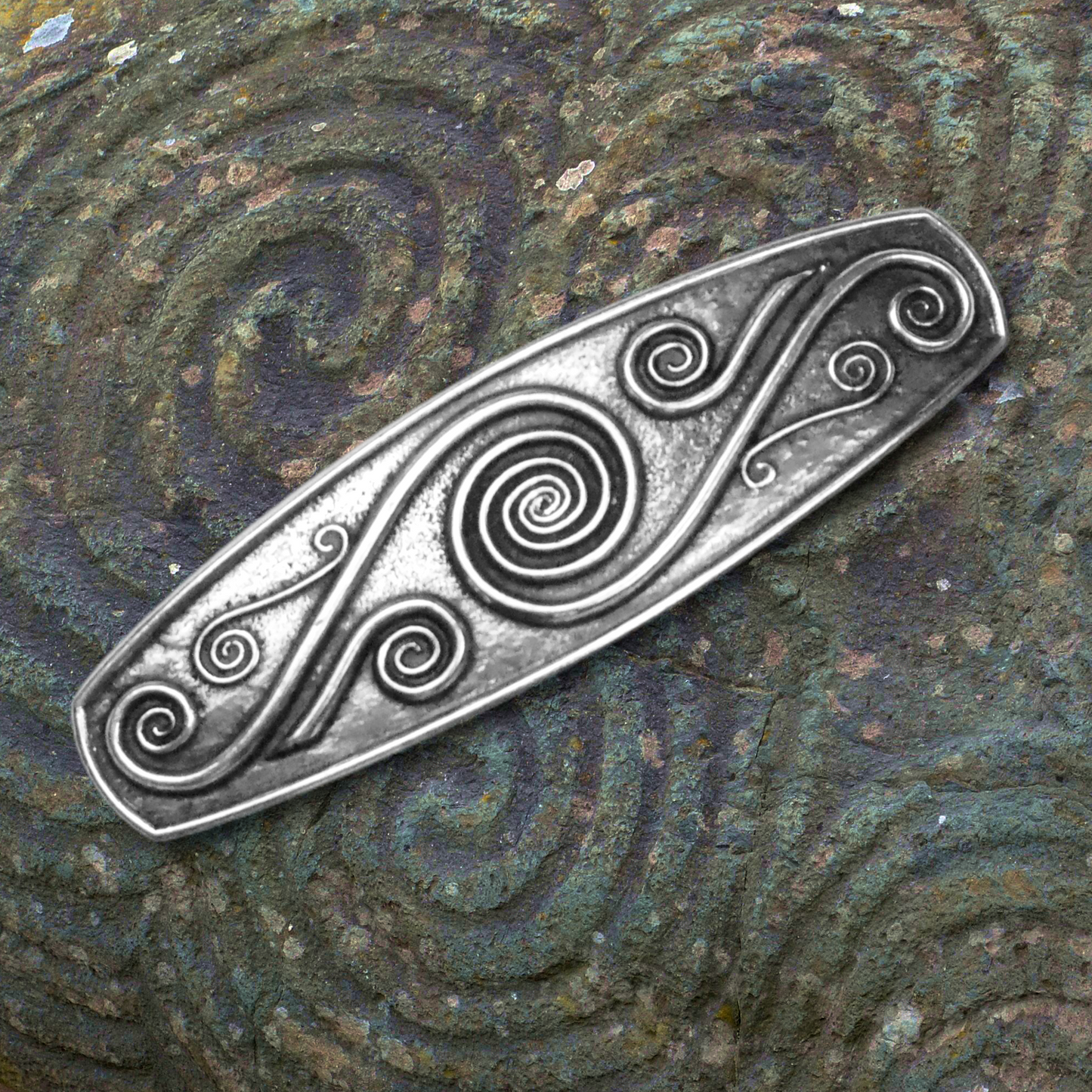 Celtic Spirals Barrette