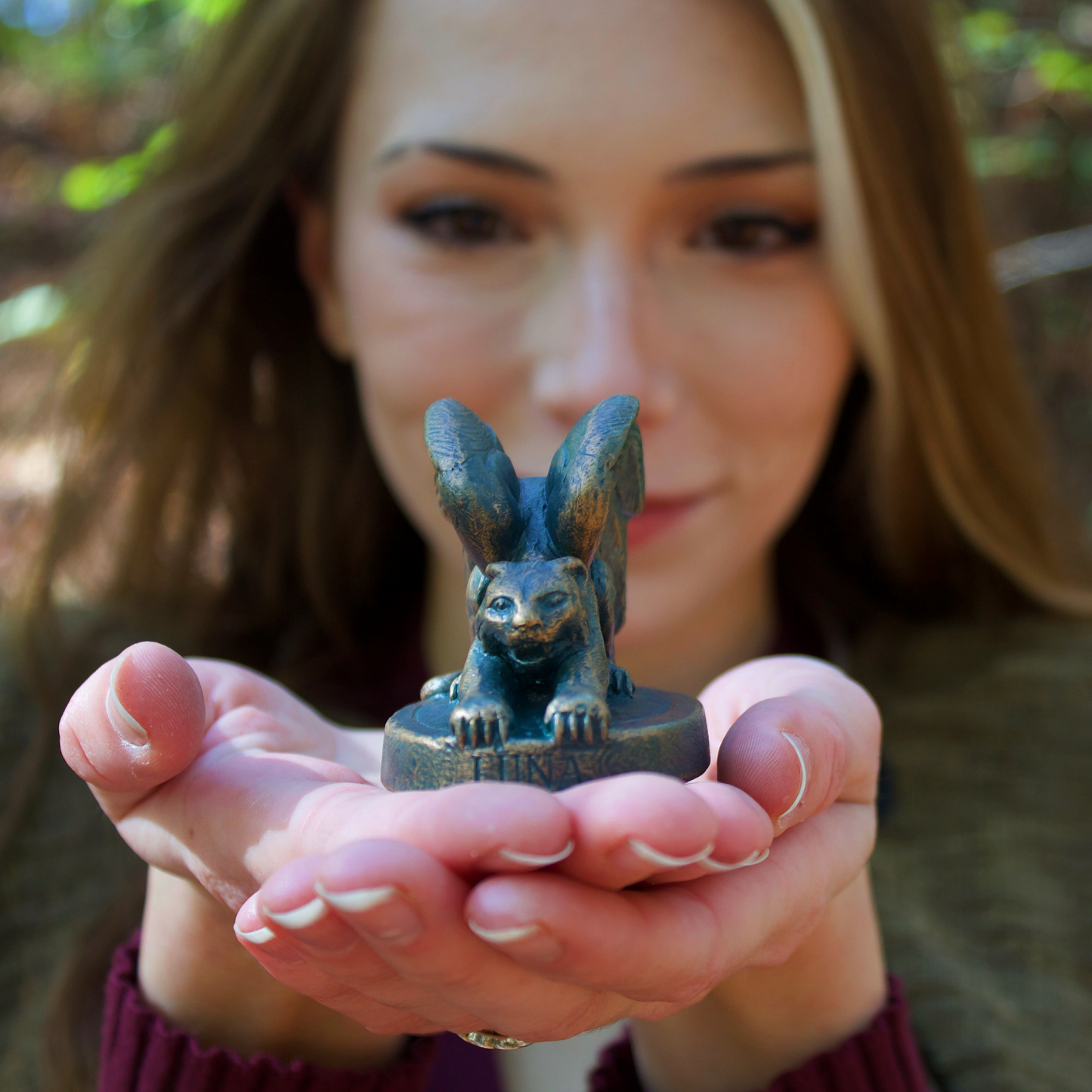 Luna the Angel Cat Gargoyle