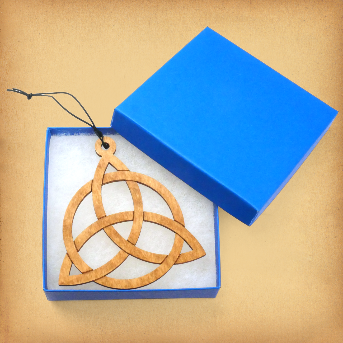 Triquetra Wooden Yule Ornament