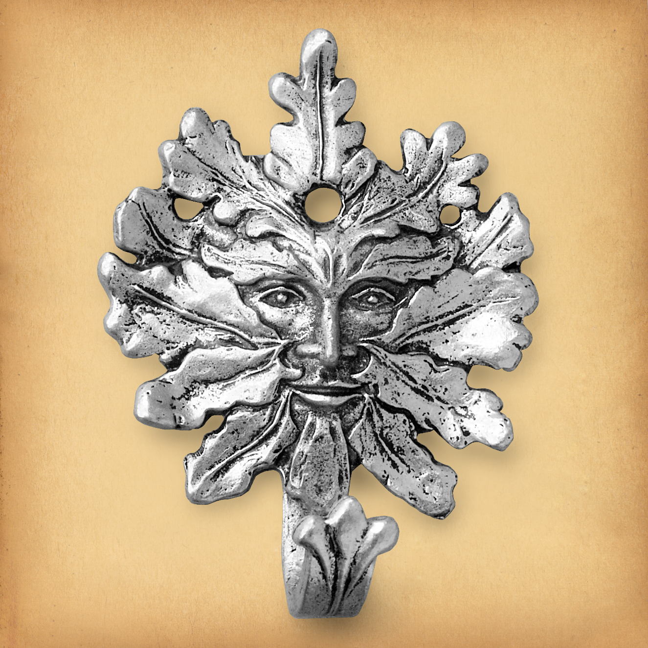 Green Man Wall Hook – Pewter Hook for Keys, Hats, Dried Herbs Green Man Wall Hook – Pewter Hook for Keys, Hats, Dried Herbs