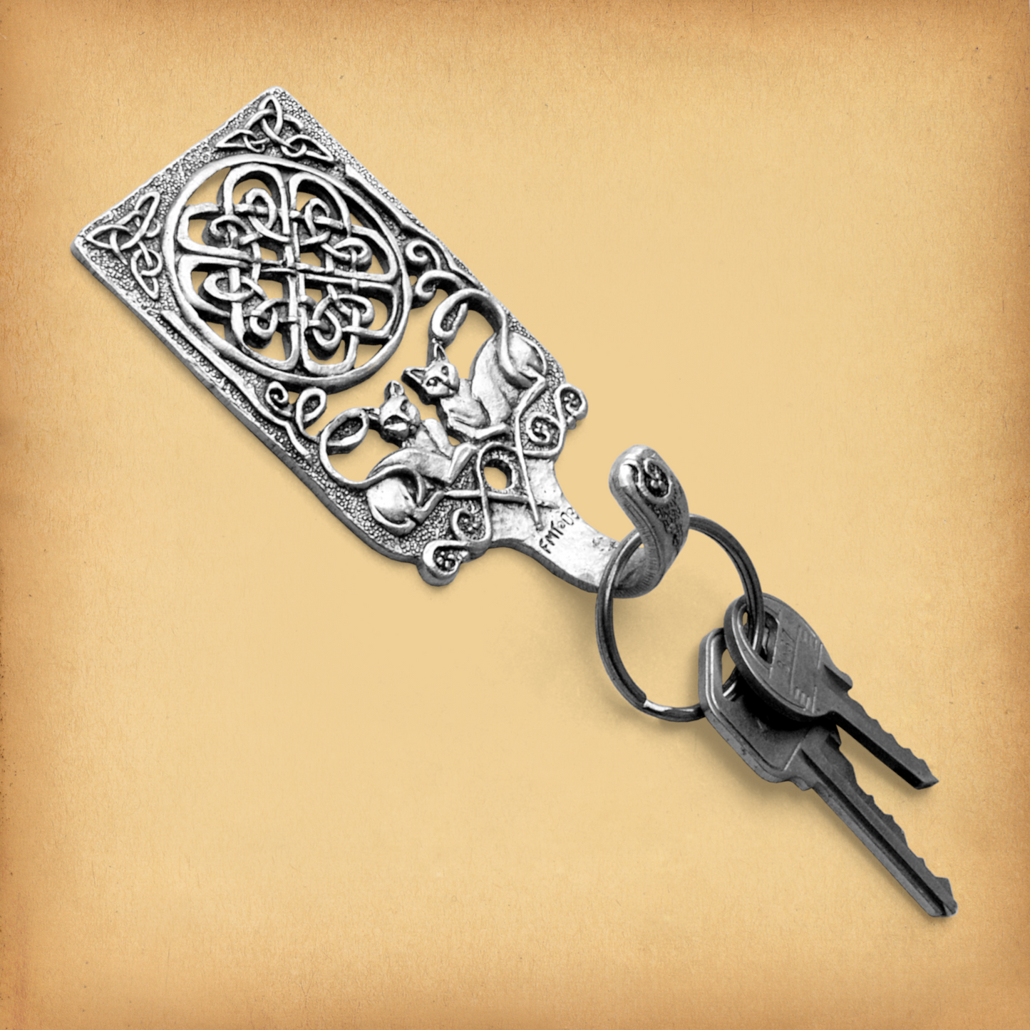 Celtic Cat Wall Hook