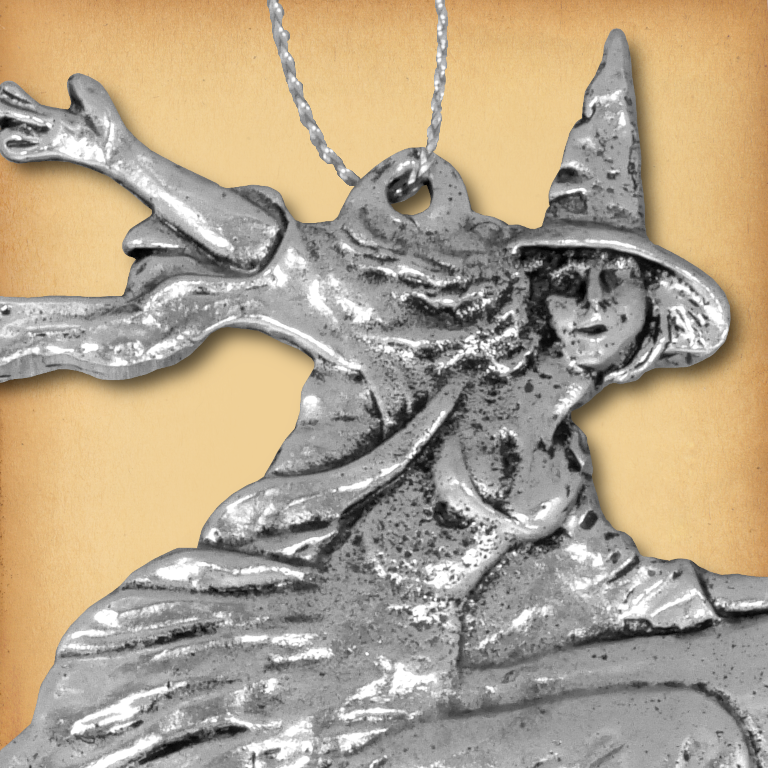 Pewter Kitchen Witch