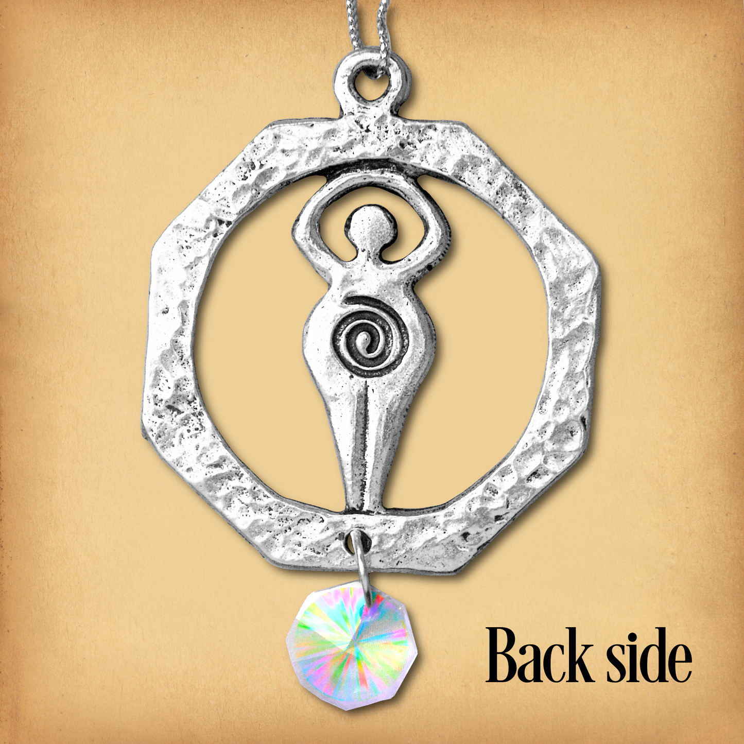 Goddess Pewter Suncatcher