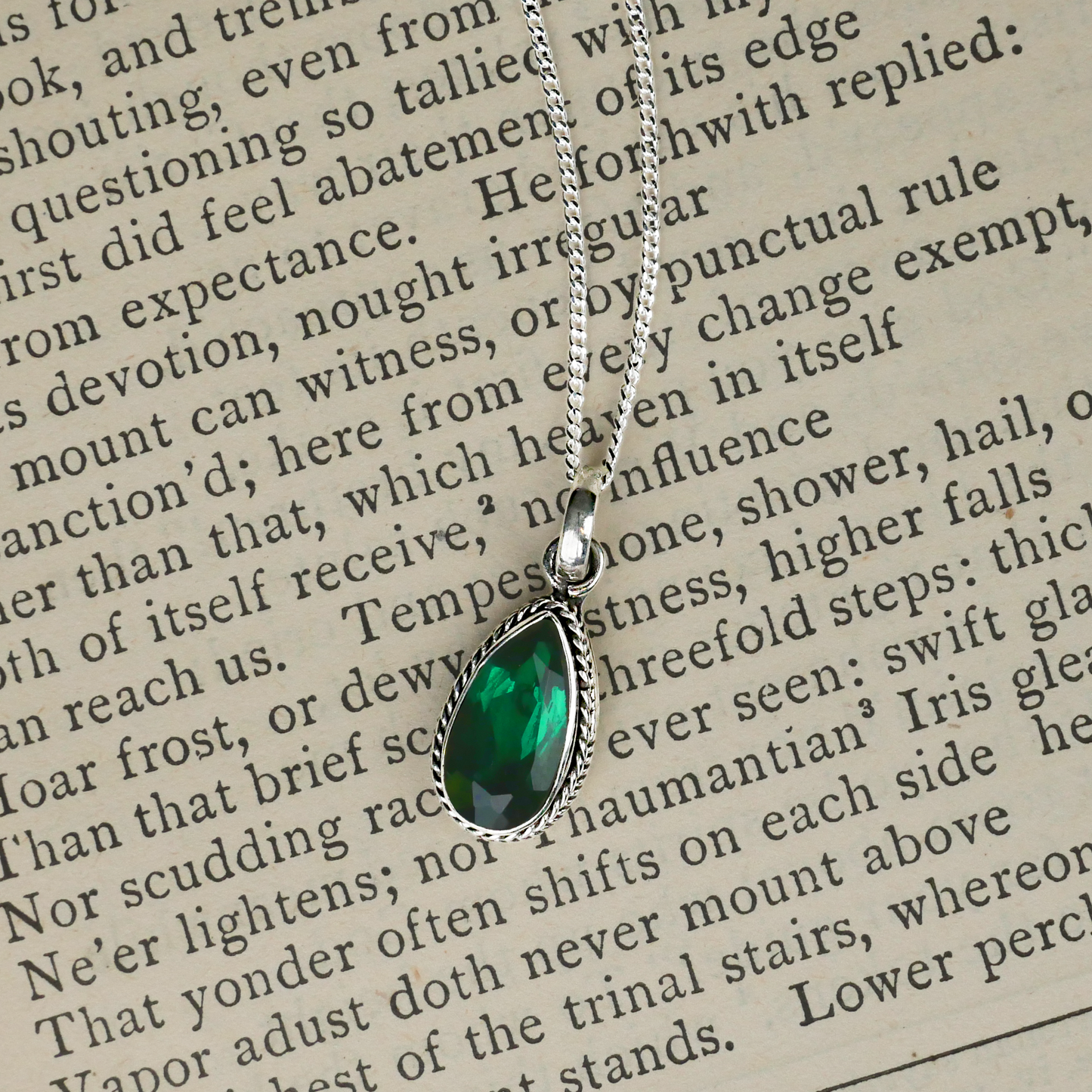 Silver Dragon’s Tear Pendant