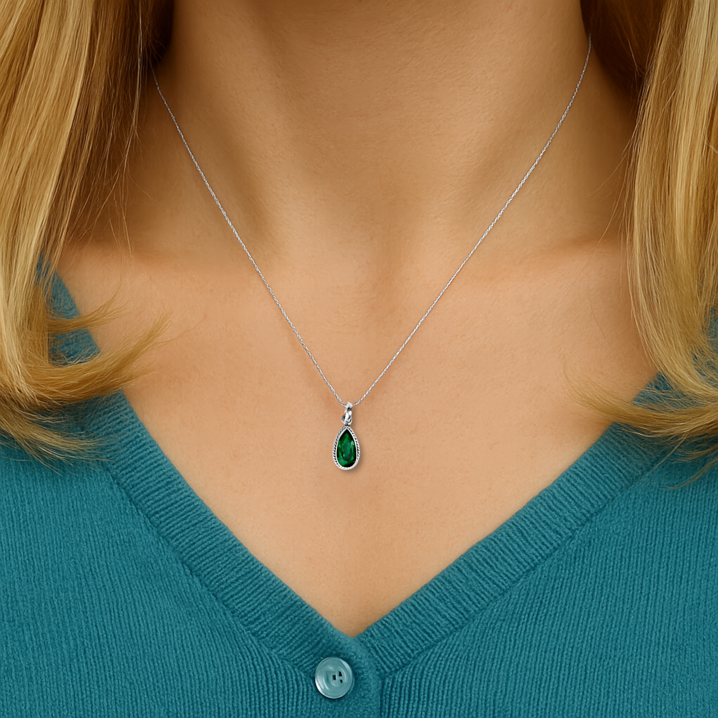 Silver Dragon’s Tear Pendant