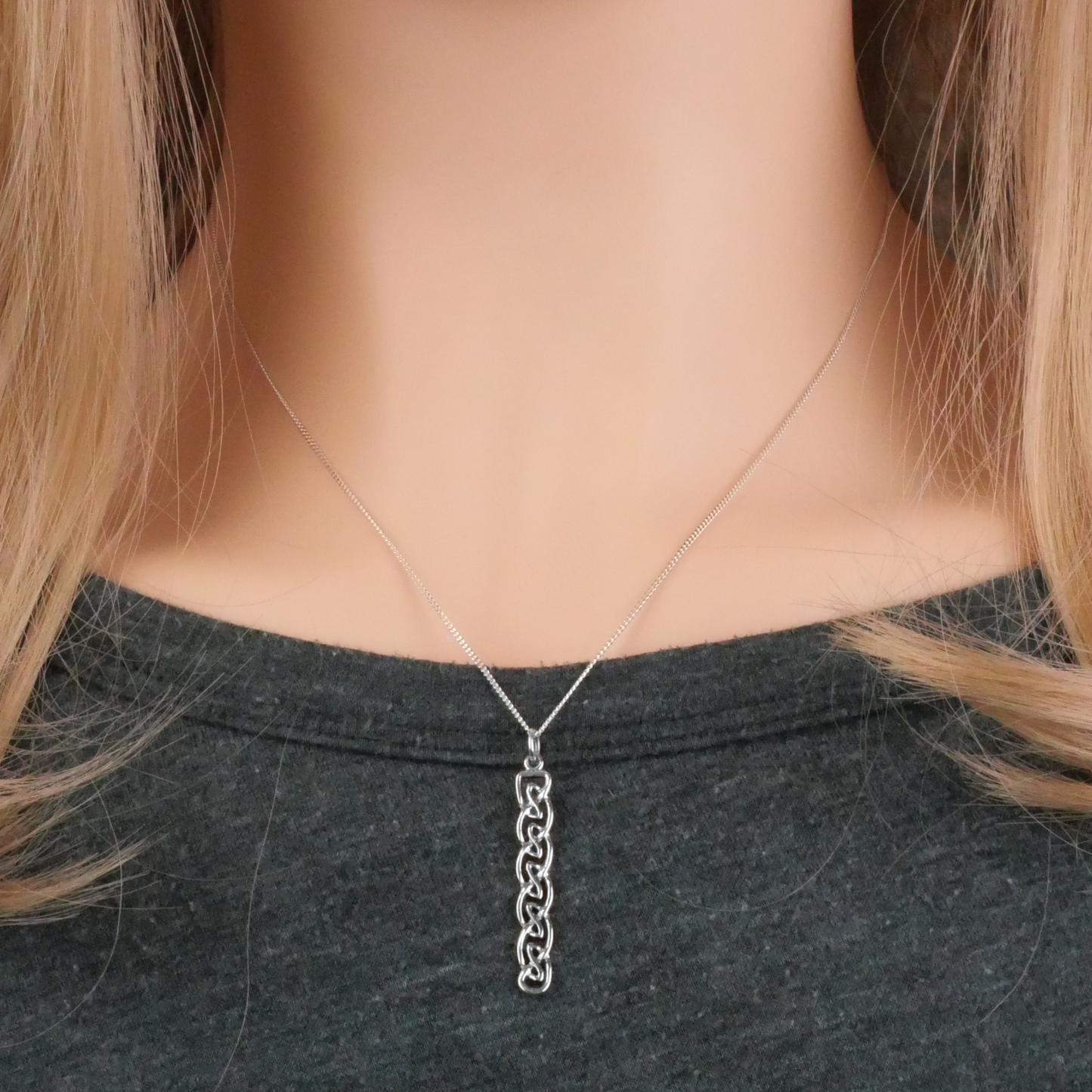 Silver Celtic Braid Pendant