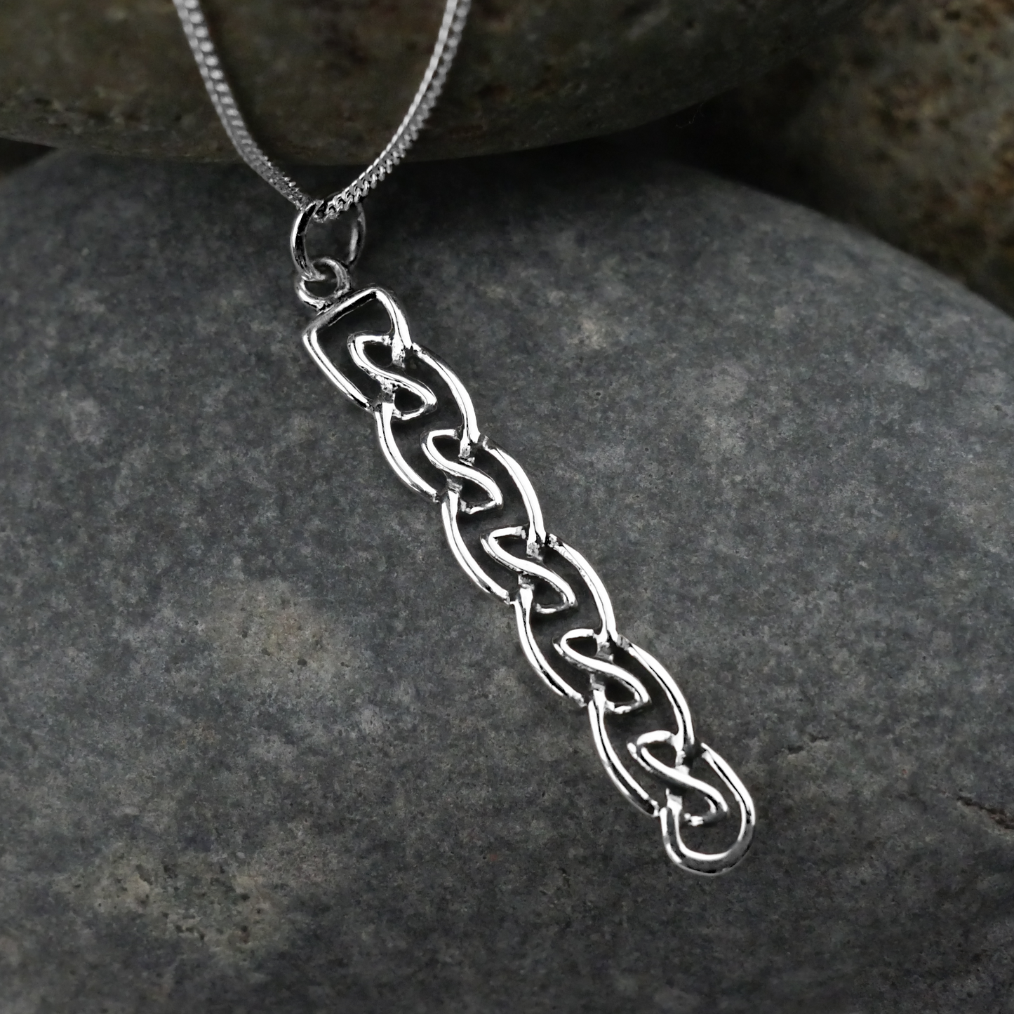 Silver Celtic Braid Pendant