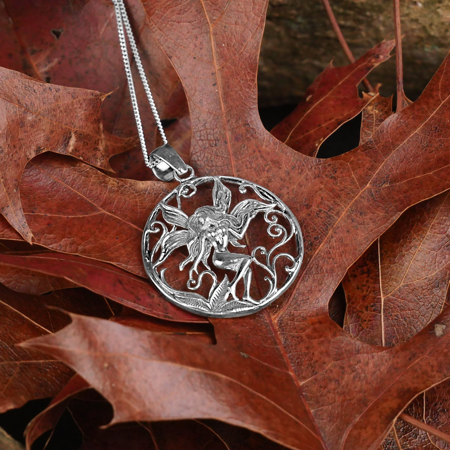 Silver Fairy Pendant