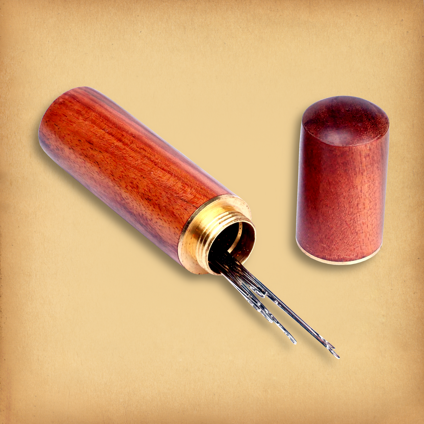 Wooden Needle Case
