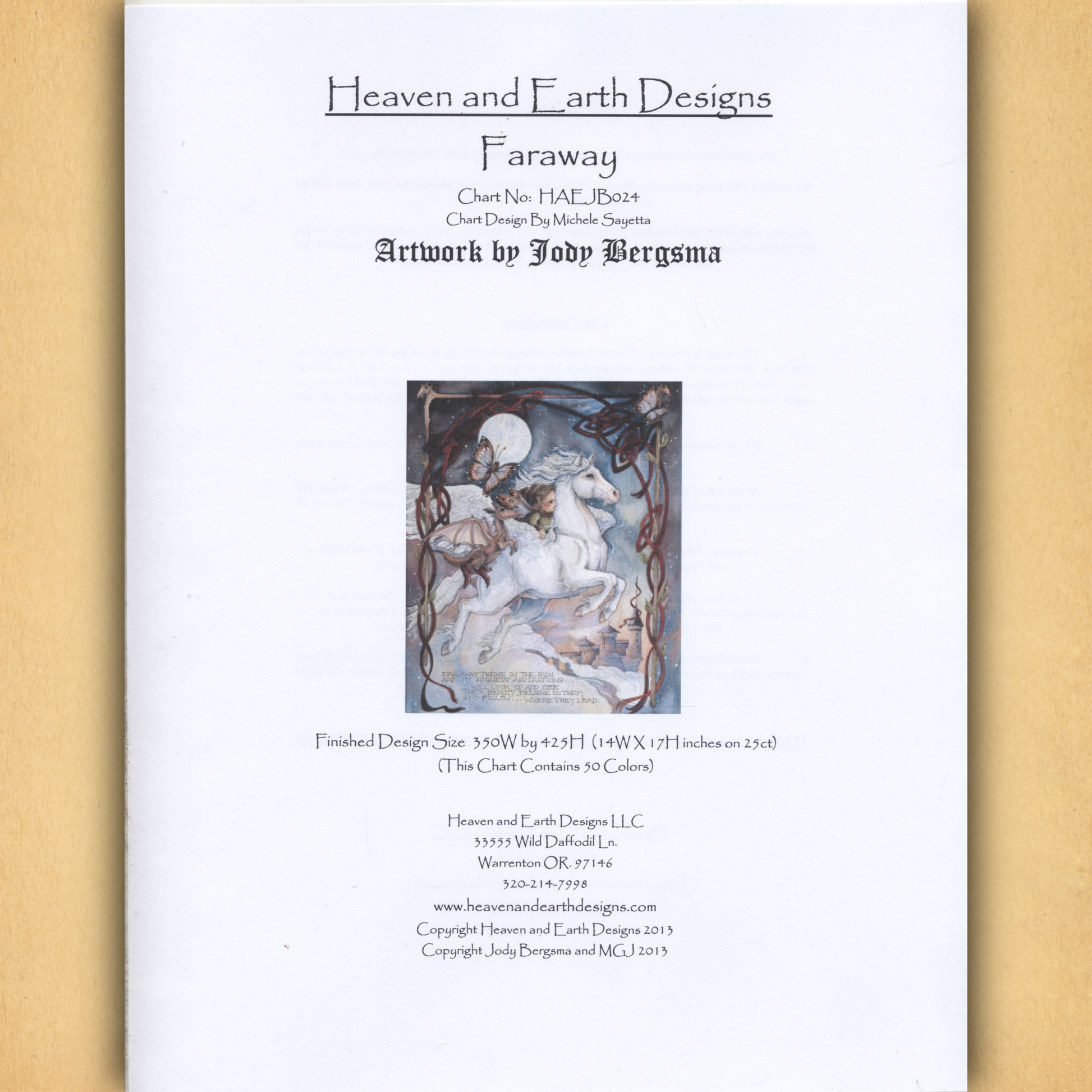 Faraway Cross Stitch Pattern