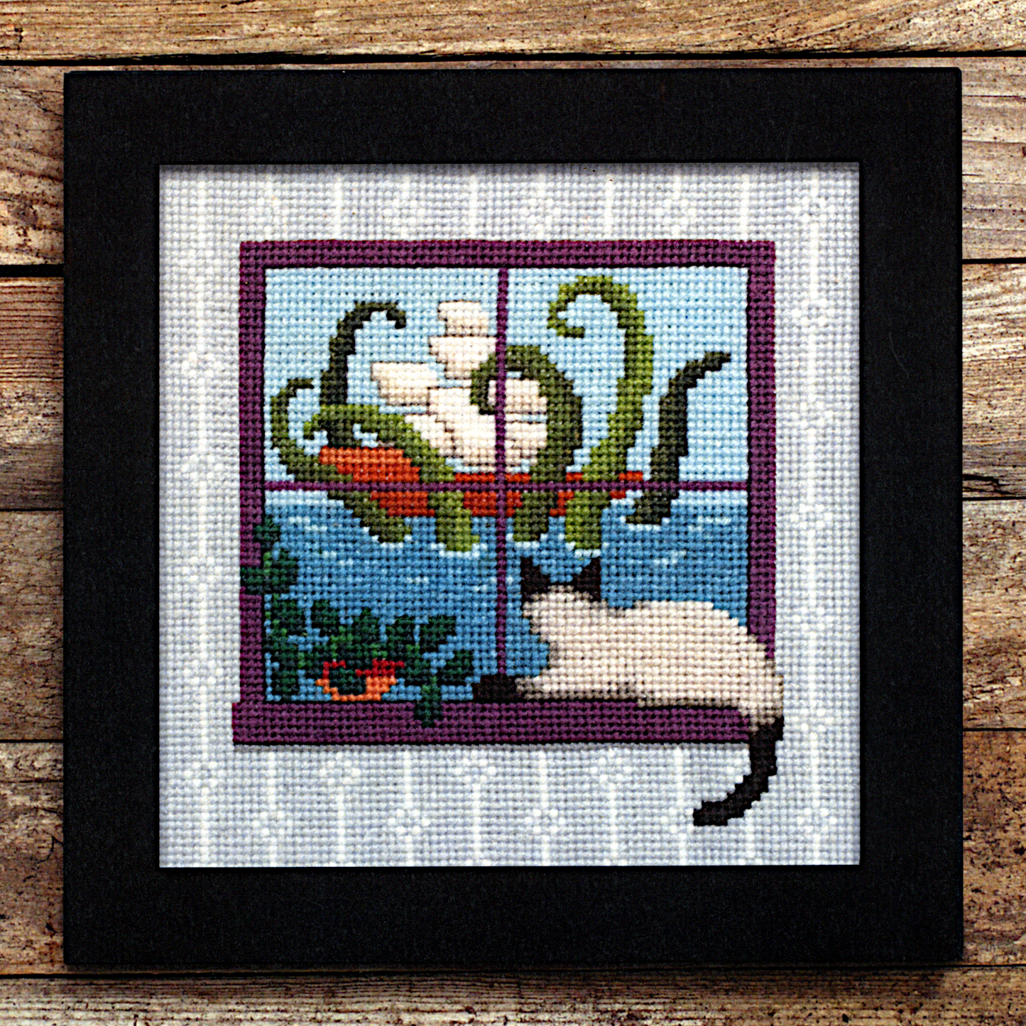 "What the Cat Saw: Troubled Waters" Cross Stitch Pattern