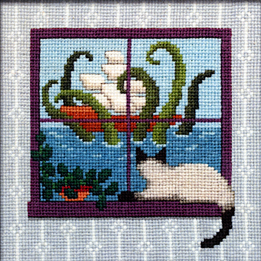 "What the Cat Saw: Troubled Waters" Cross Stitch Pattern