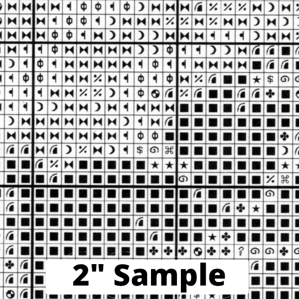 Dark Rose Cross Stitch Pattern