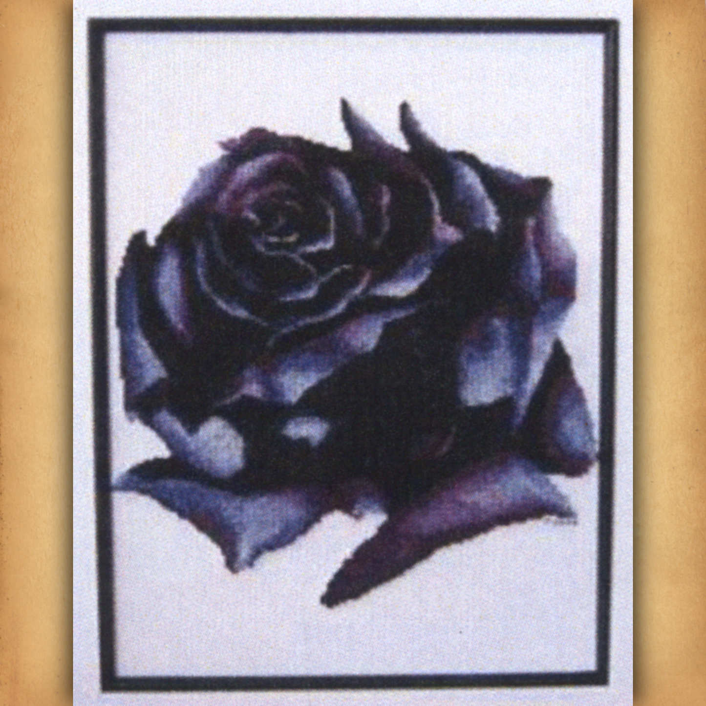 Dark Rose Cross Stitch Pattern