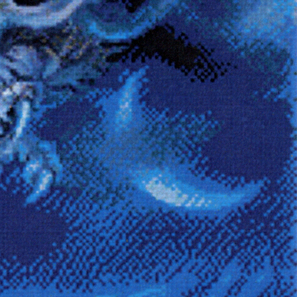 White Dragon Cross Stitch Pattern