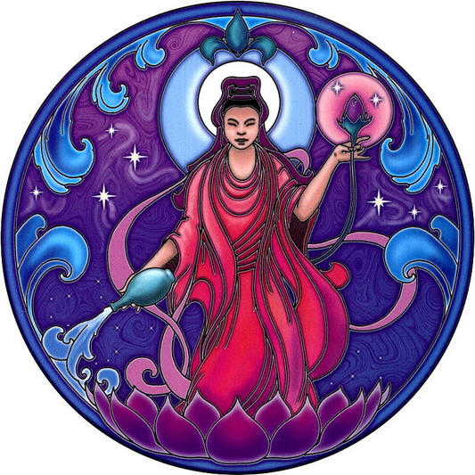 Quan Yin Window Sticker