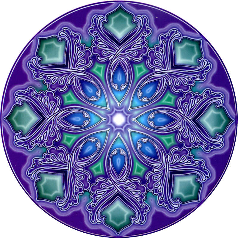 Nirvana Mandala Window Sticker