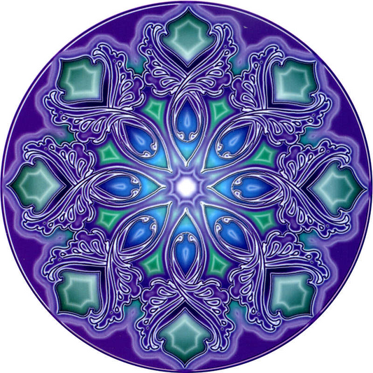 Nirvana Mandala Window Sticker