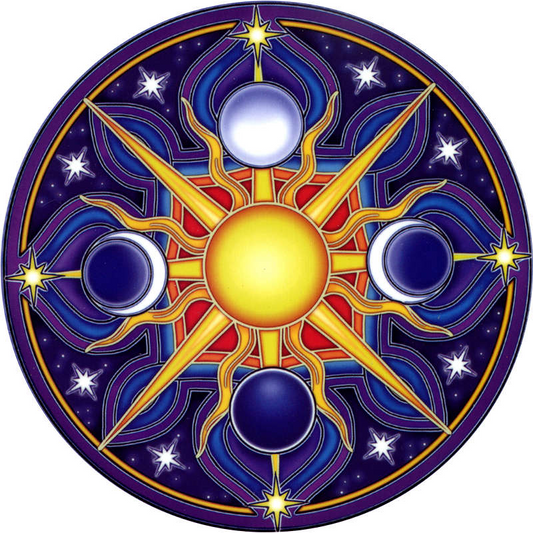 Celestial Mandala Window Sticker