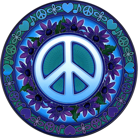 Signs of Peace Window Sticker