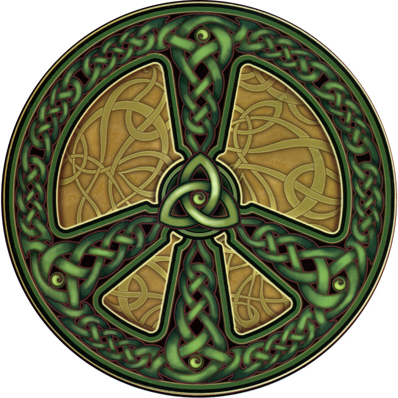 Celtic Peace Window Sticker
