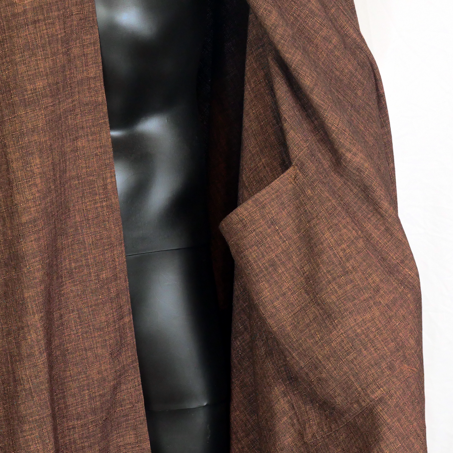 Dark Brown Full Circle Cloak with Hood and Pockets
