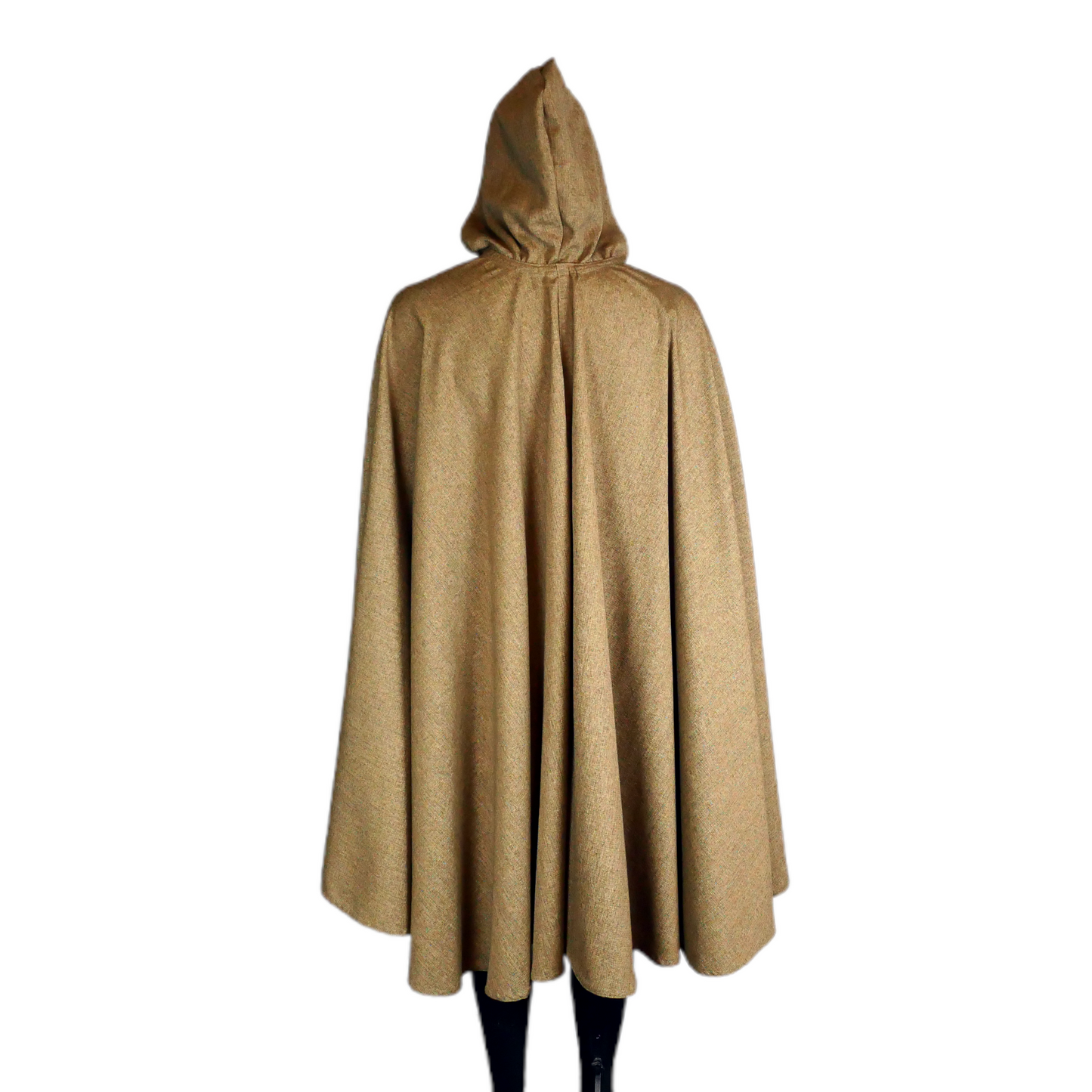 Light Brown Full Circle Cloak with Hood and Pockets (Copy)