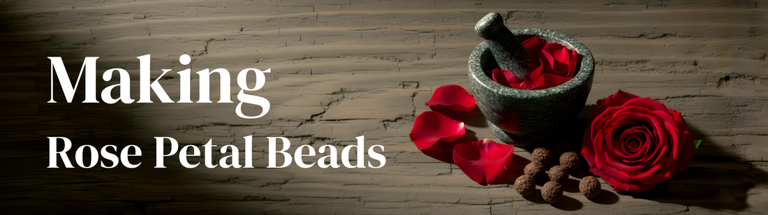 Making Rose Petal Beads