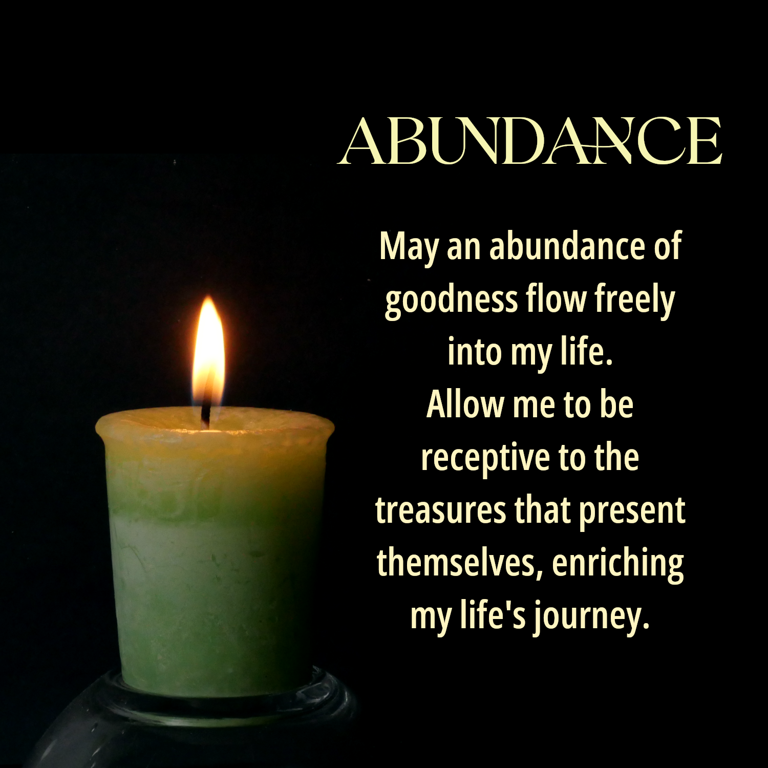 Herbal Magic Abundance Votive Candle