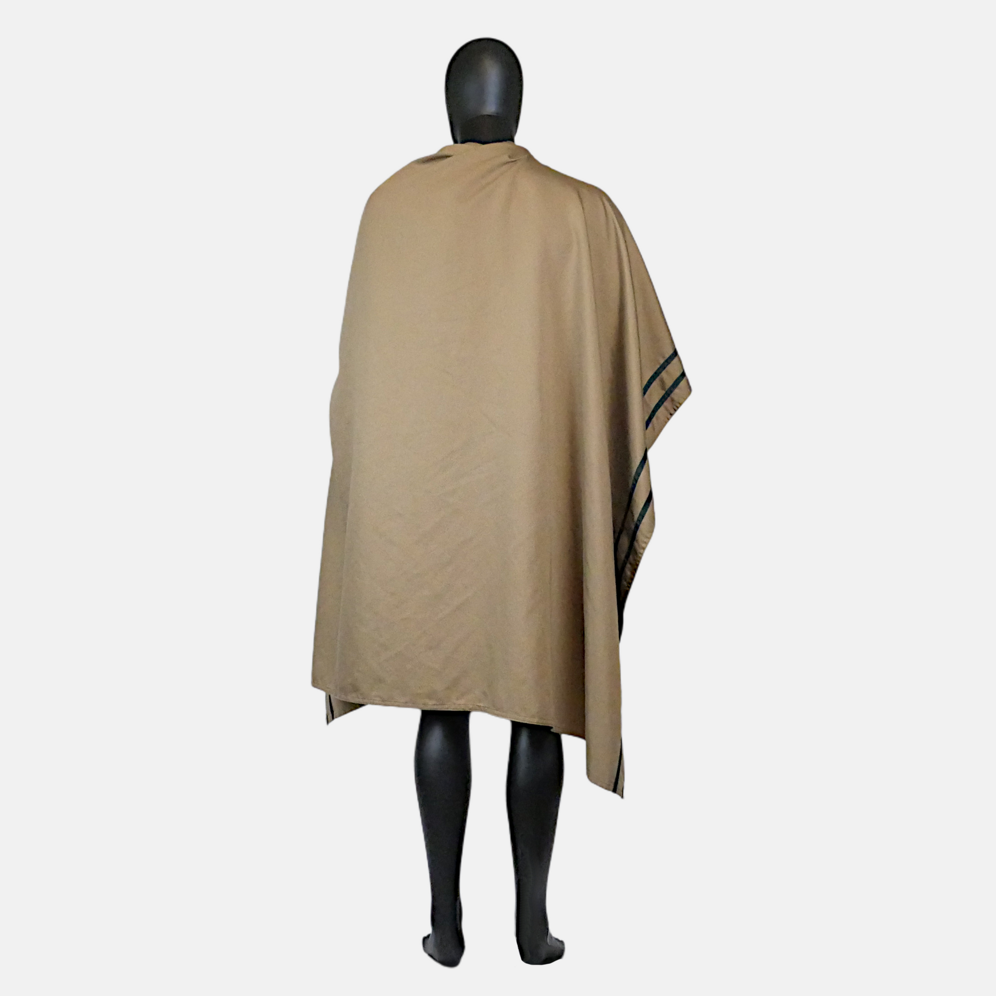 Tawny Gold Viking-Style Cloak with Trim