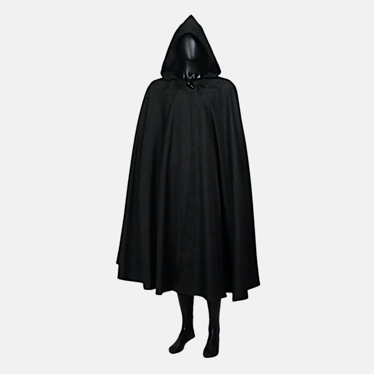 Black Full Circle Cloak with Hood – Gryphon's Moon