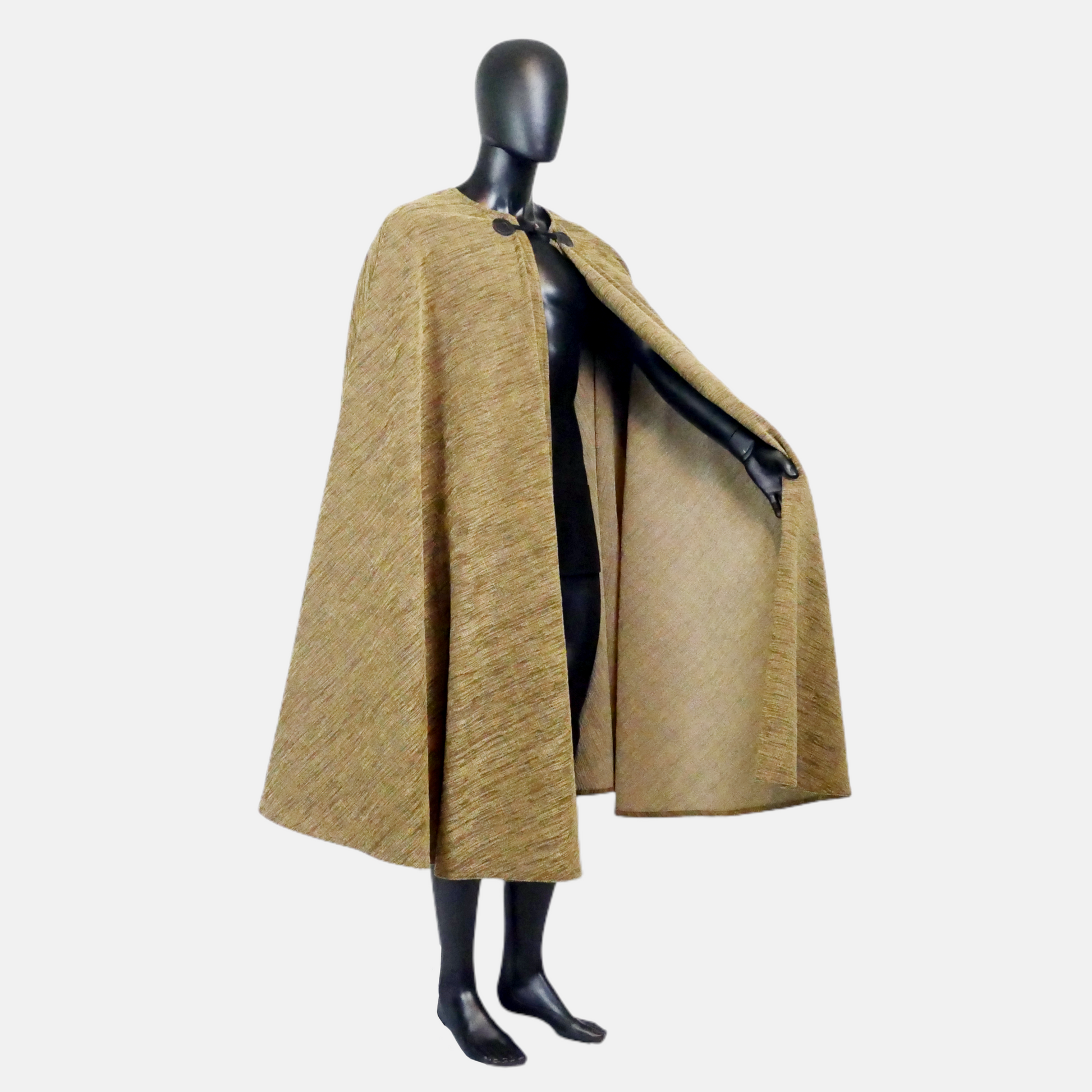 Olive Brown Full Circle Cloak