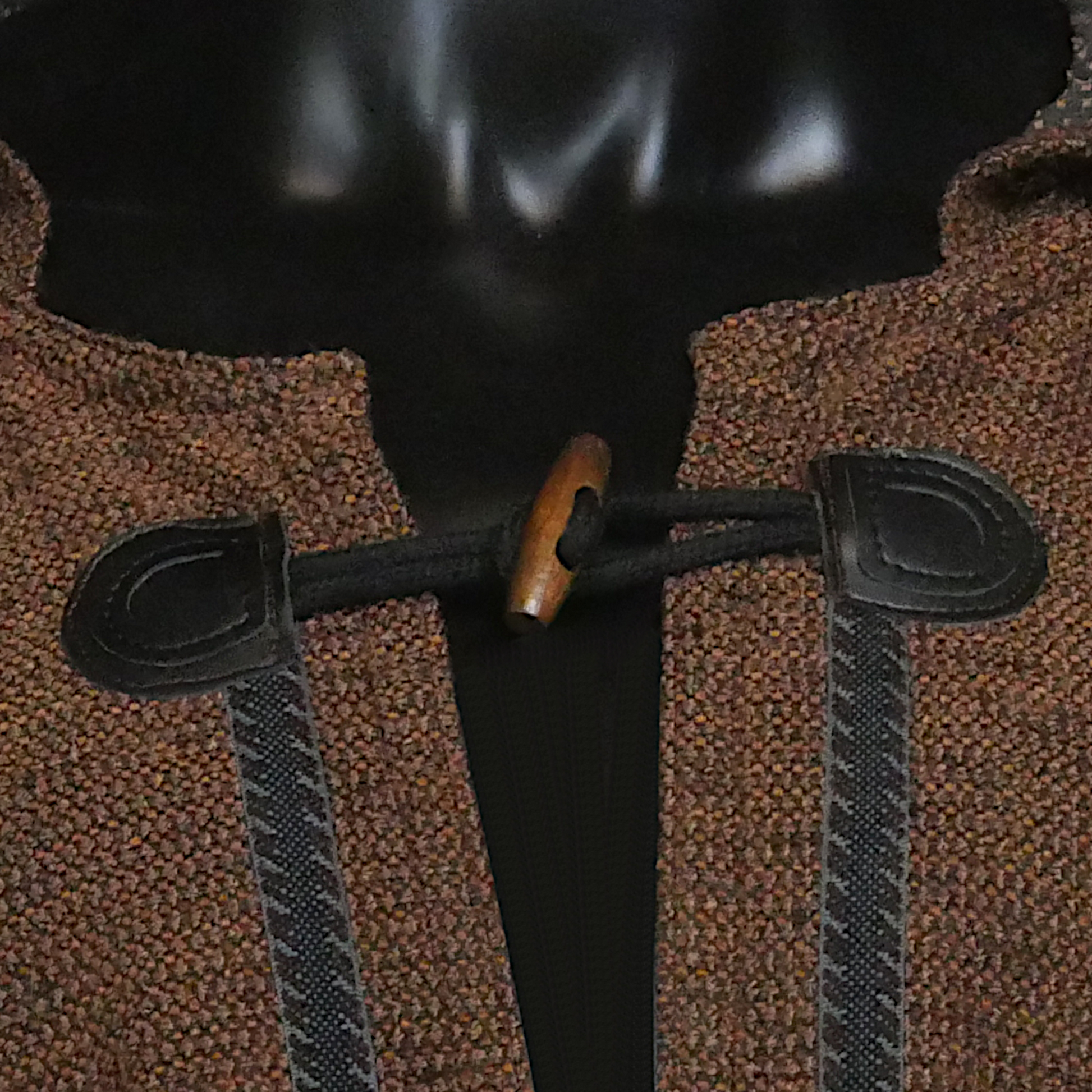 Brown Full Circle Cloak with Hood and Trim