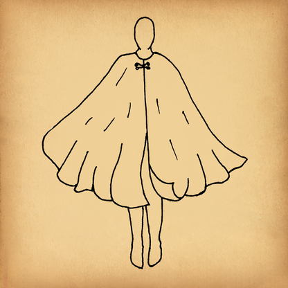 Olive Brown Full Circle Cloak