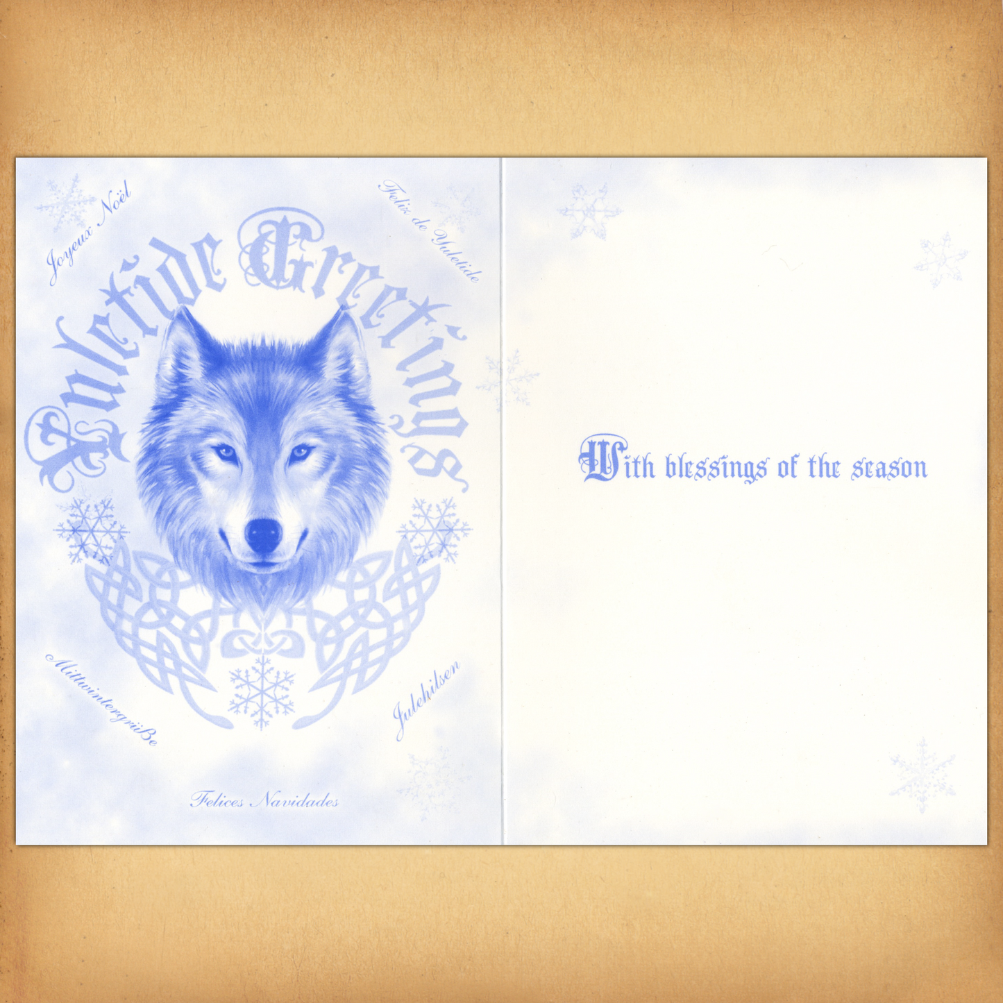 Winter Protector Yule Card