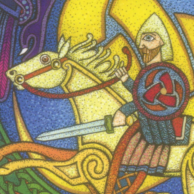 Fierce Odin Greeting Card